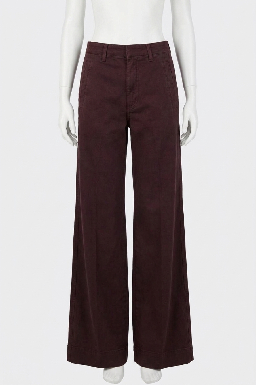 NEW AMO frida trouser in aubergine